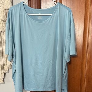 Under Armour Sky Blue Relaxed Fit Tee